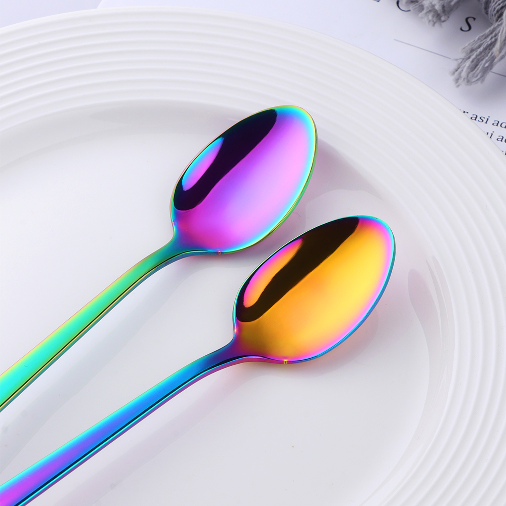1PCS Stainless Steel Ice Cream - Gold Plated Cutlery 评论和价格