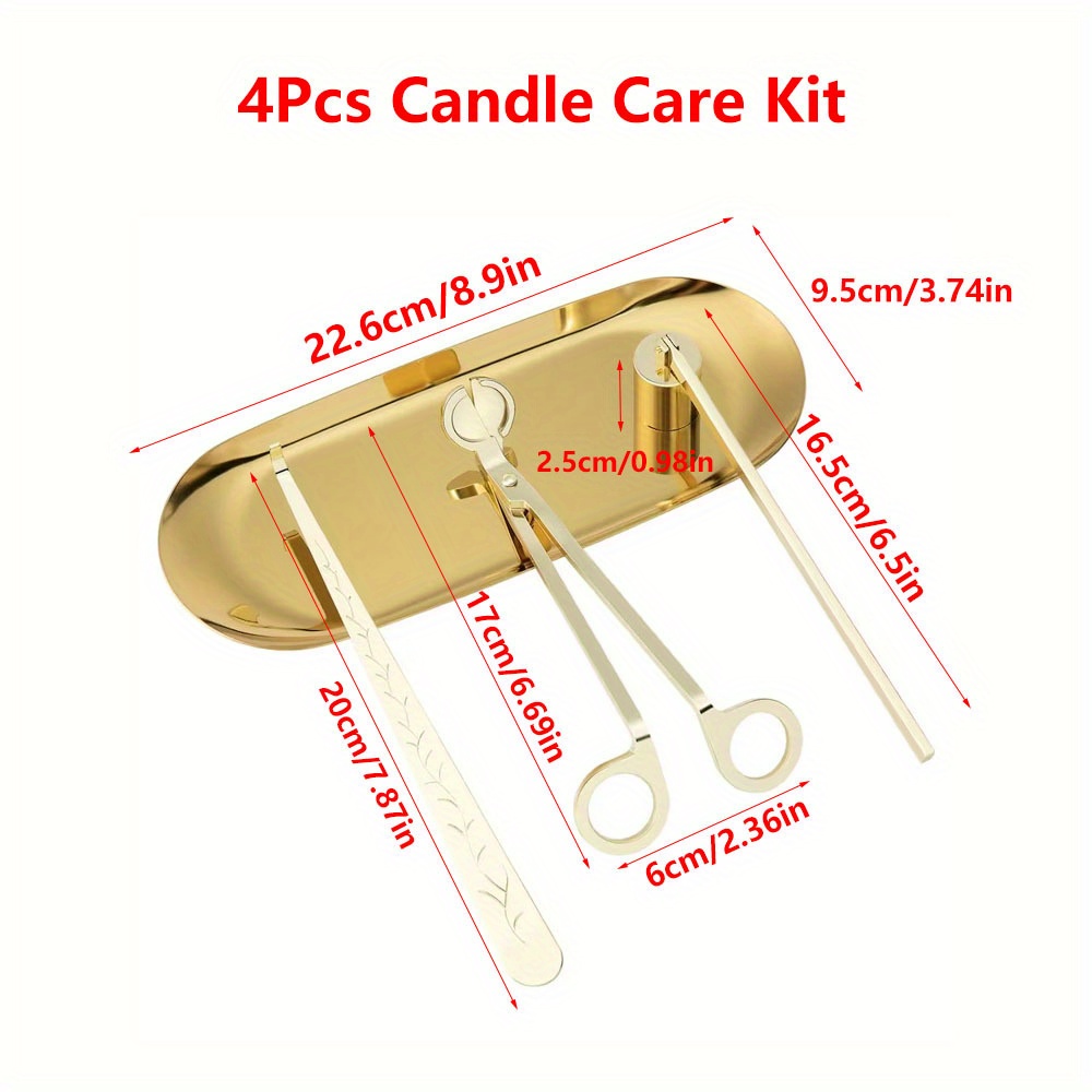 4pcs/set Luxury Candle Care Ki - Scented Candle Luxury 评论和价格