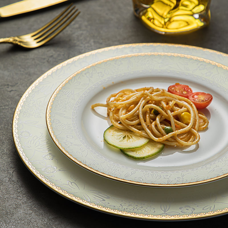 Creative Gold-plated Floral Bo - Gold Plated Cutlery 评论和价格