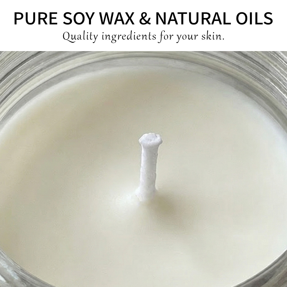 Massage Oil Candle Jasmine Soy - Scented Candle Luxury 评论和价格