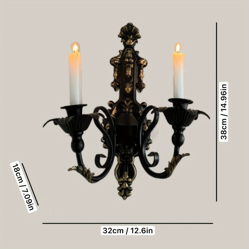 Iron Antique Wall Mounted Cand - Scented Candle Luxury 评论和价格